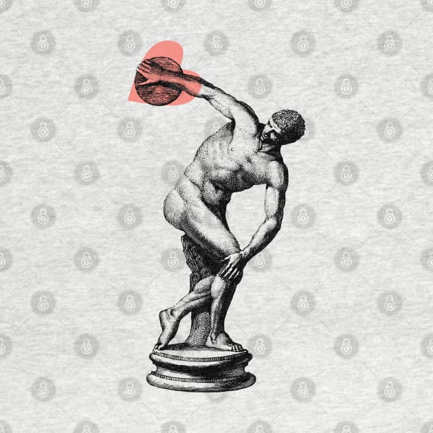 Discobolus with a heart by Biophilia